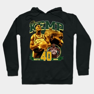 Shawn Kemp The  Reign Man Basketball Legend Signature Vintage Retro 80s 90s Bootleg Rap Style Hoodie